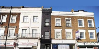 Thinnest building, london, money, cost, బక్క భవనం, లండన్, ఖరీదు, లంకంత కొంప,