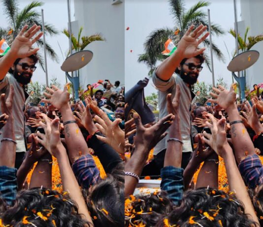 ఐకాన్‌స్టార్ అల్లు అర్జున్‌కు వైజాగ్‌లో గ్రాండ్ వెల్‌కమ్‌ Iconstar Allu Arjun Gets a Grand Welcome in Vizag