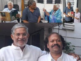 పురాణపండ సాక్షిగా.. భరణి పంచిన ప్రేమానుభూతులు కొలవలేమన్న సన్నిధానం శర్మ Poet Sannidhanam Narasimha Sharma Honored by Actor Tanikella Bharani